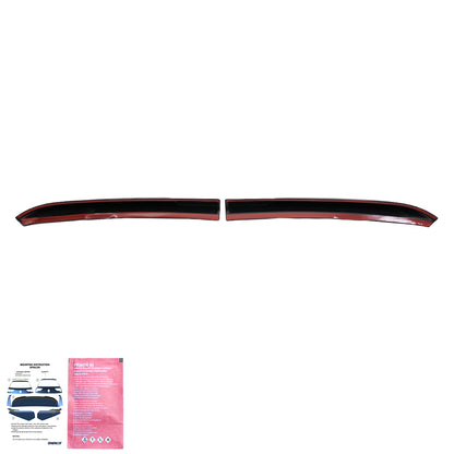 Spoiler passend für VW Transporter T7 2024+ / FORD Transit Custom Mk2 2023+ Hochglanz Schwarz