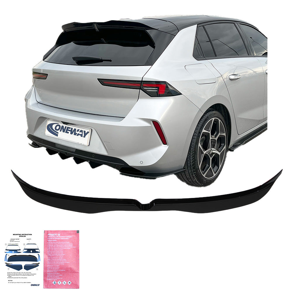 Dachspoiler passend für OPEL Astra L 2020+ Hochglanz Schwarz