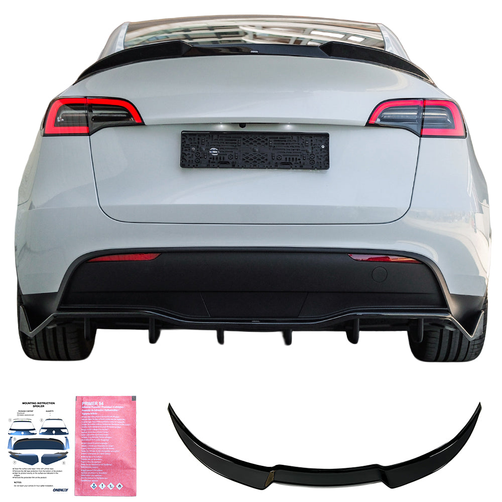 Spoiler passend für TESLA Model Y 2020-2025 Hochglanz Schwarz