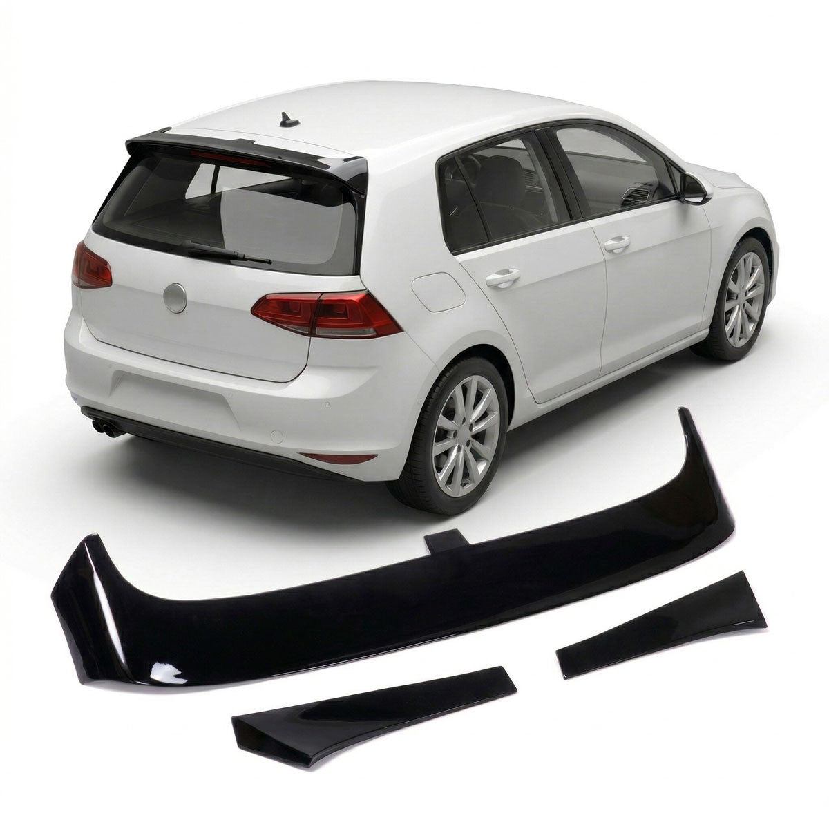 Dachspoiler Hochglanz Schwarz passend für VW Golf 7 2012-2021