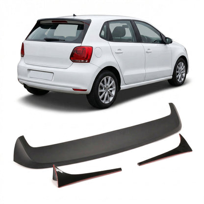 Dachspoiler Hochglanz Schwarz passend für VW Polo V (6R, 6C) 2009-2017