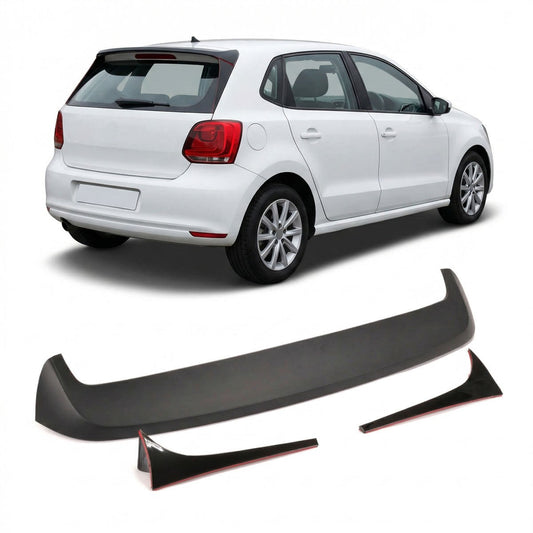 Dachspoiler Hochglanz Schwarz passend für VW Polo V (6R, 6C) 2009-2017