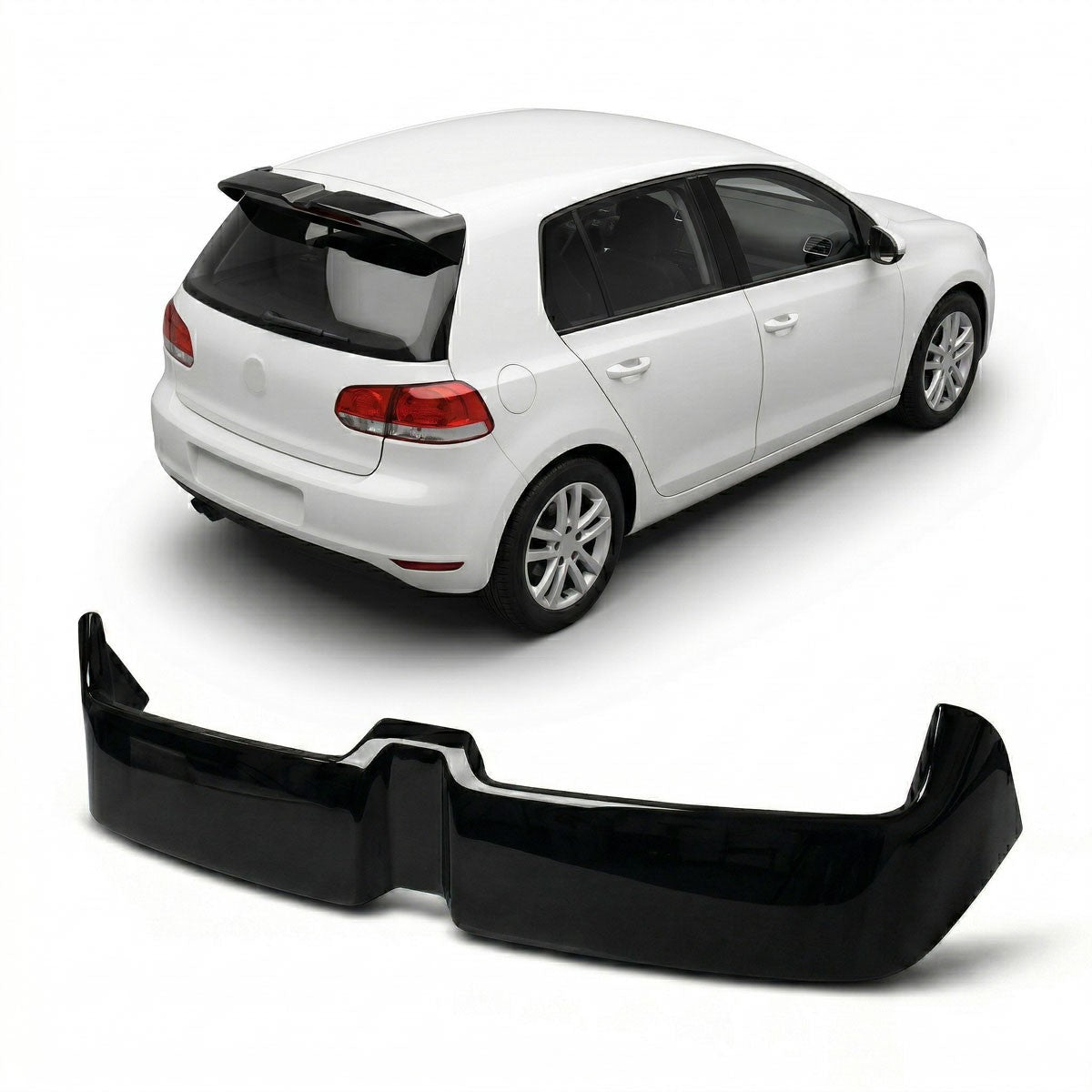 Dachspoiler Gloss Schwarz passend für VW Golf 6 2008-2012
