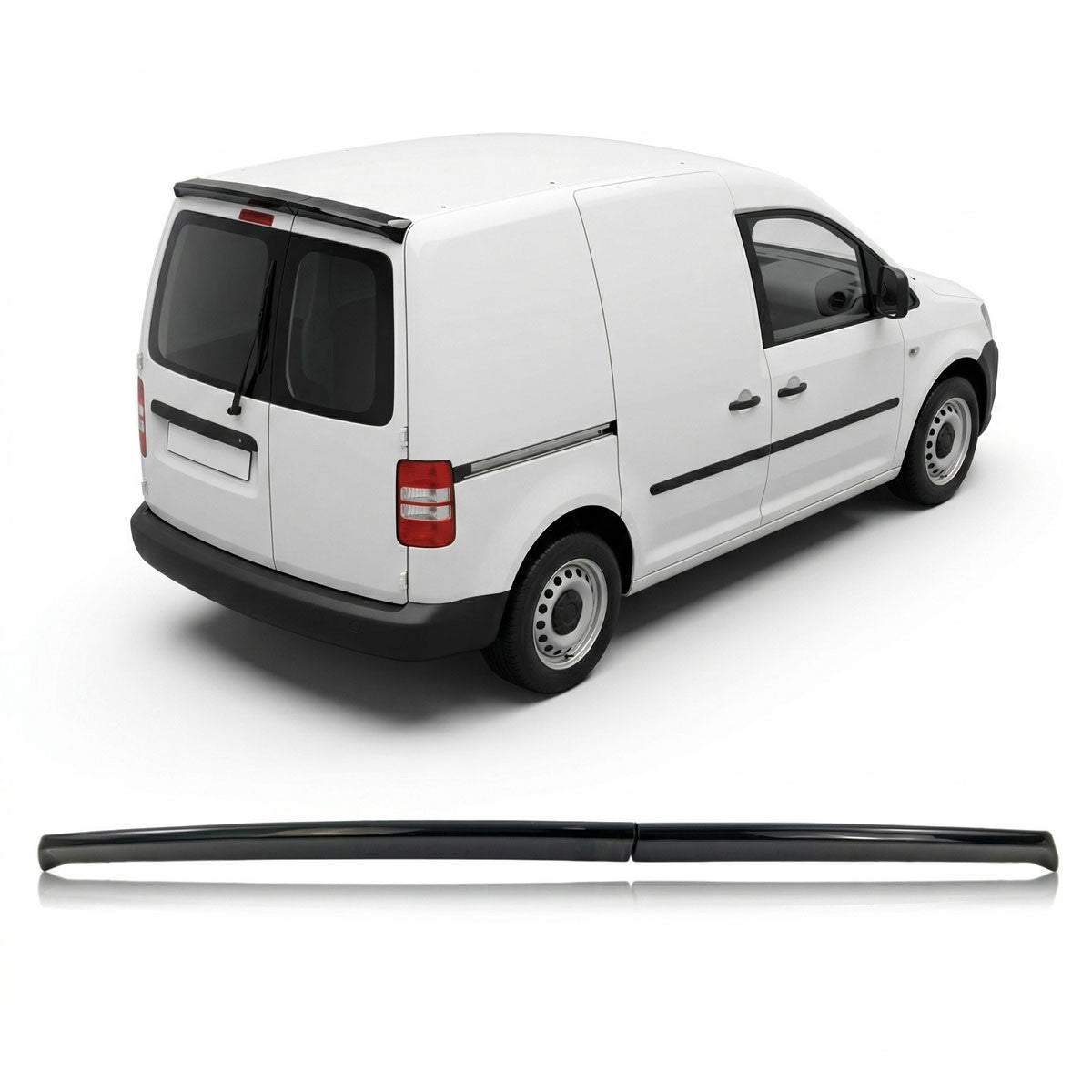 Dachspoiler Gloss Schwarz passend für VW Caddy III 2005-2015