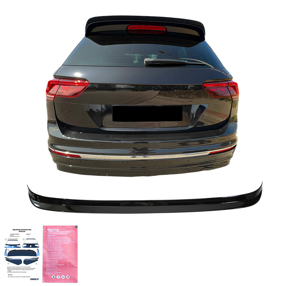 Heckspoiler passend für VW Tiguan MK 2 R Line 2015 - 2020 Hochglanz Schwarz