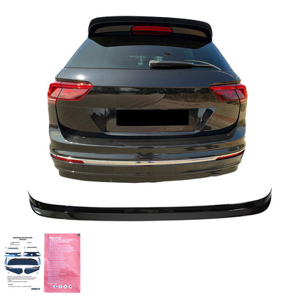 Heckspoiler passend für VW Tiguan MK 2 R Line 2015 - 2020 Hochglanz Schwarz