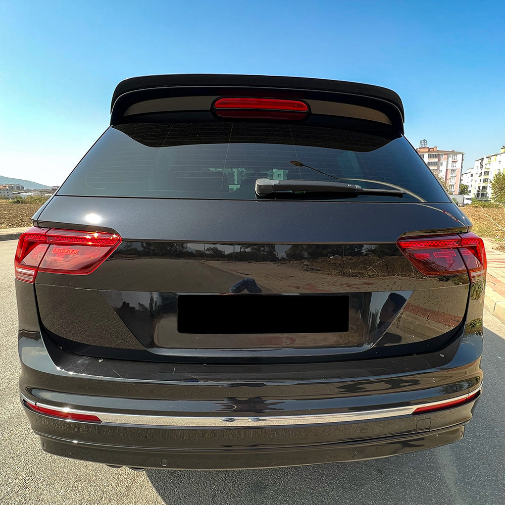 Heckspoiler passend für VW Tiguan MK 2 R Line 2015 - 2020 Hochglanz Schwarz