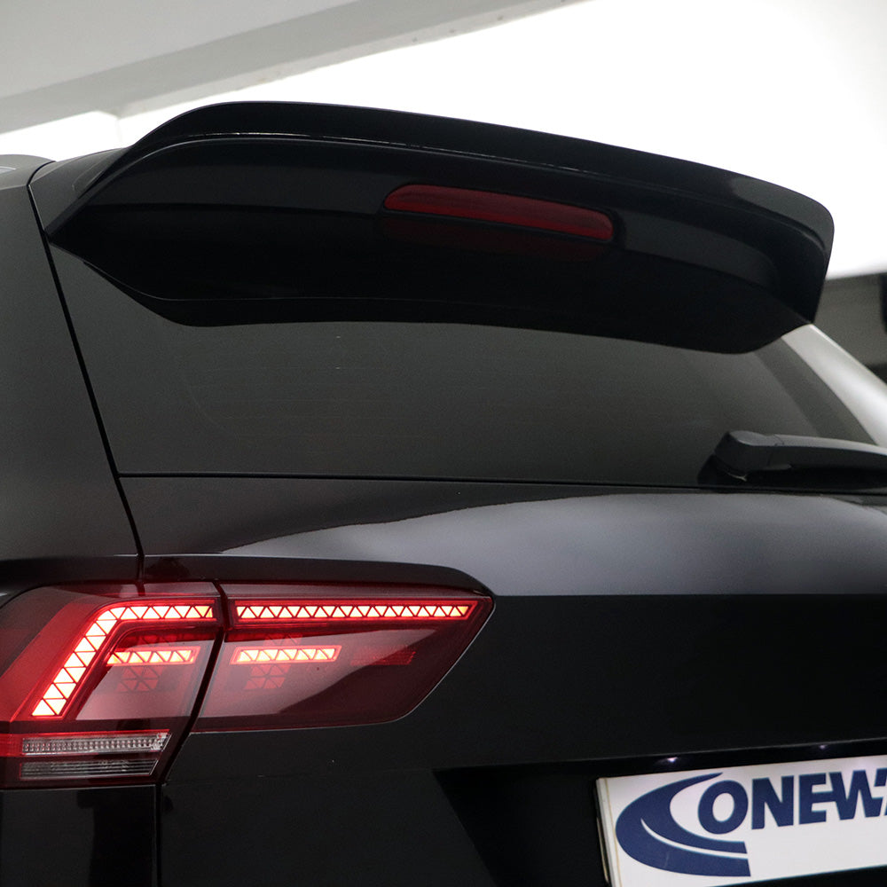 Heckspoiler passend für VW Tiguan MK 2 R Line 2015 - 2020 Hochglanz Schwarz