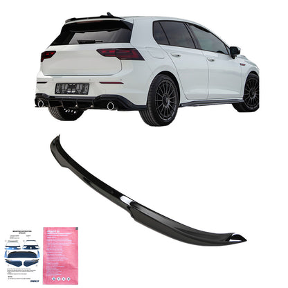 Dachspoiler passend für VW Golf Mk8 GTI / GTI Facelift 2020+ Hochglanz Schwarz