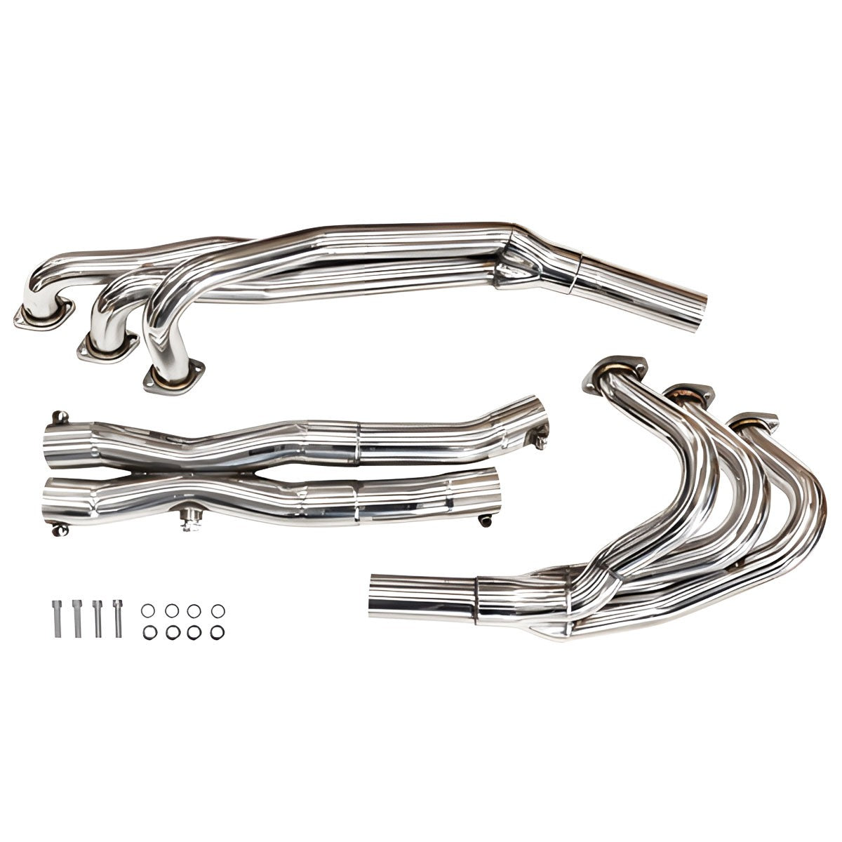 Edelstahl Auspuffkrümmer passend für BMW 3er E30 1984-1991