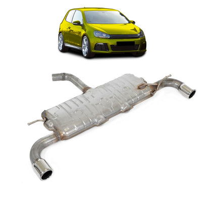 Auspuff Schalldämpfer Cat-Back passend für VW Golf 6 2008-2012
