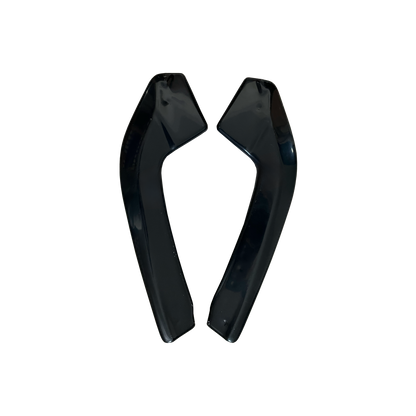 RS11.014 - Heckseitliche Diffusor Splitter passend für AUDI RS3 Limousine 8Y 2020+ Hochglanz Schwarz