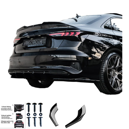 RS11.018 - Heckseitensplitter passend für Audi A3 8Y Limousine 2020-2024