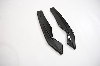 Heckseitensplitter passend für Audi S3/A3 S-Line 8Y (Limousine) 2020-2024 Hochglanz Schwarz