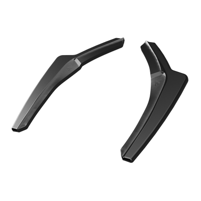 RS11.007 - Heckseitliche Diffusor Splitter passend für BMW 1er F20/F21 Facelift 2015-2019 Hochglanz Schwarz