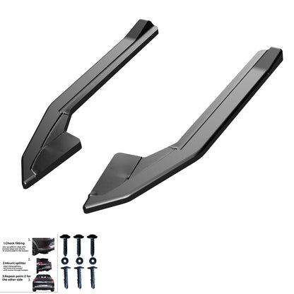 Heckstoßstange Seitendiffuser Splitter Hochglanz Schwarz passend für BMW i4 M-Pack G26 2021+