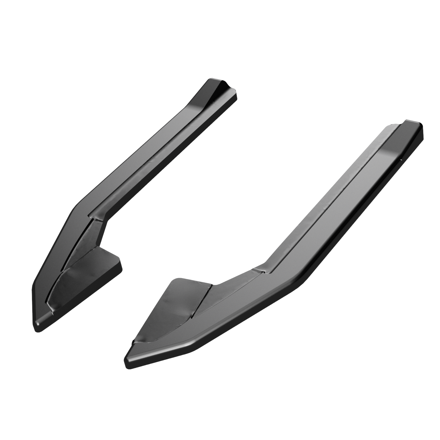 Heckstoßstange Seitendiffuser Splitter Hochglanz Schwarz passend für BMW i4 M-Pack G26 2021+