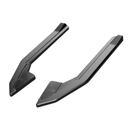 Heckstoßstange Seitendiffuser Splitter Hochglanz Schwarz passend für BMW i4 M-Pack G26 2021+