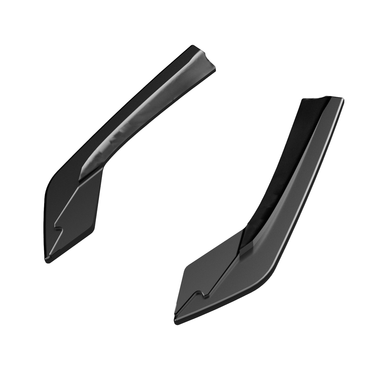 Heckseitige Diffusor Splitter passend für BMW 3er M-Pack G20/G21 2018-2022 Hochglanz Schwarz