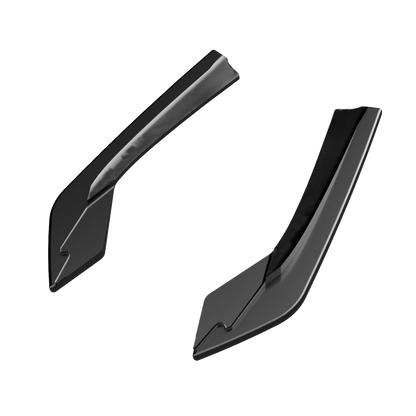 Heckseitige Diffusor Splitter passend für BMW 3er M-Pack G20/G21 2018-2022 Hochglanz Schwarz