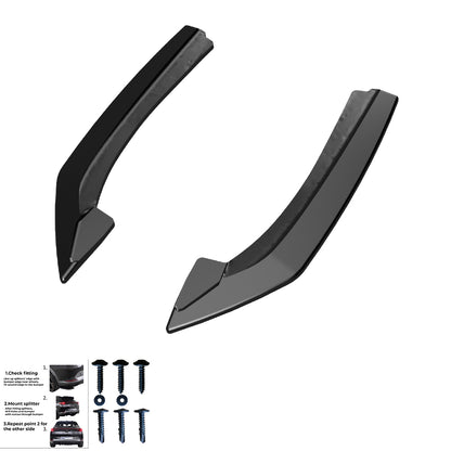 Heckseitige Diffusor-Splitter passend für BMW 4er G22 M-Paket / M440i 2020+ Hochglanz Schwarz