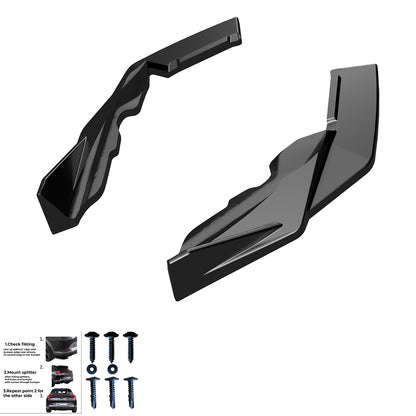 RS11.039 - Heckseitensplitter passend für BMW M2 G87 2023+ (Nur passend mit / RV21.040) Hochglanz Schwarz