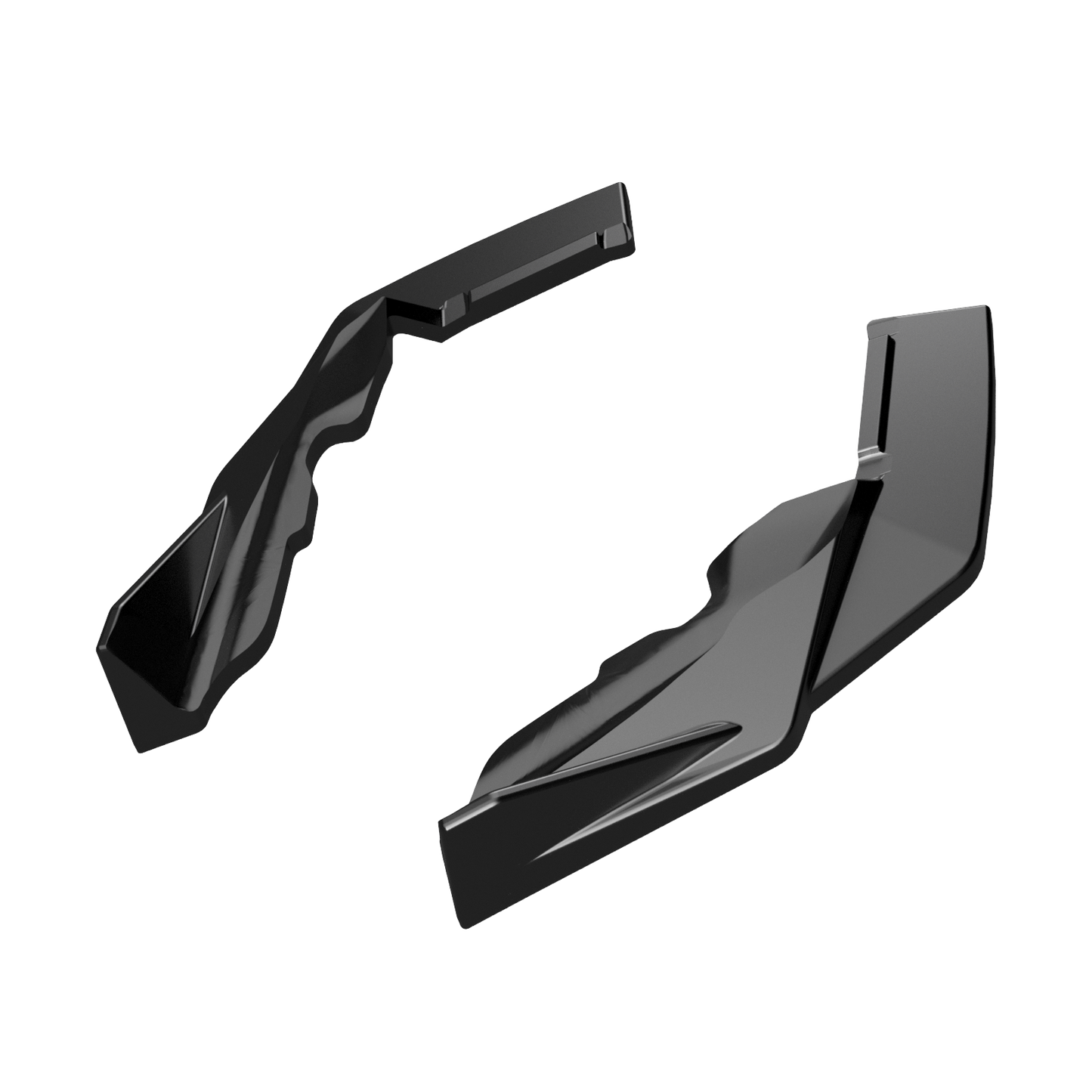 RS11.039 - Heckseitensplitter passend für BMW M2 G87 2023+ (Nur passend mit / RV21.040) Hochglanz Schwarz