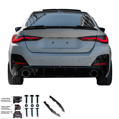 Heckseitensplitter passend für BMW 4er G26 Grand Coupe M-Pack / M440i 2021+
