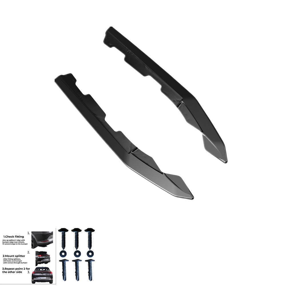 Heckseitensplitter passend für BMW 4er G26 Grand Coupe M-Pack / M440i 2021+