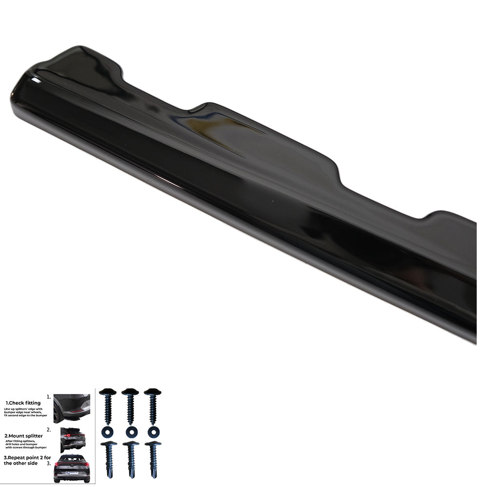Heckseitensplitter passend für BMW 4er G26 Grand Coupe M-Pack / M440i 2021+