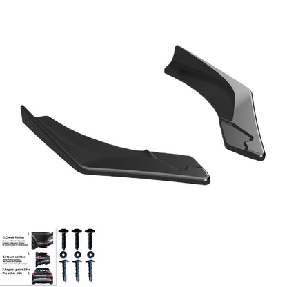Heckseitensplitter passend für BMW 1er F40 M-Pack/M135i 2019-2024 Hochglanz Schwarz