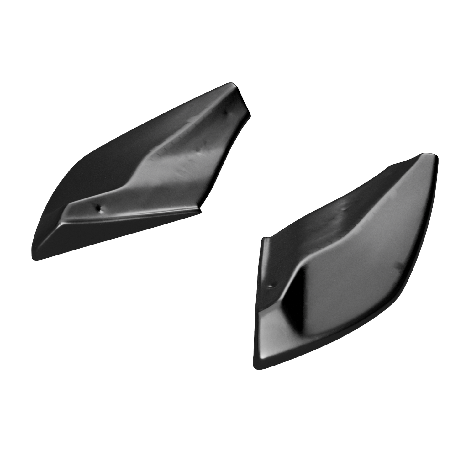 RS11.003 - Heckseitliche Diffusor Splitter passend für CUPRA Ateca Mk1 2018+ Hochglanz Schwarz