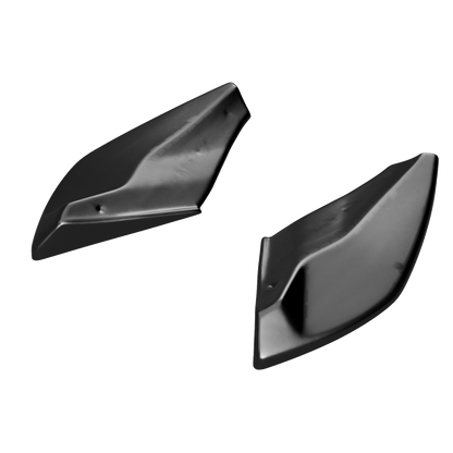 RS11.003 - Heckseitliche Diffusor Splitter passend für CUPRA Ateca Mk1 2018+ Hochglanz Schwarz