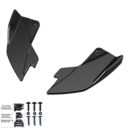 Heckstoßstange Diffusor Splitter passend für CUPRA Formentor 2020+ Version 2 Hochglanz Schwarz