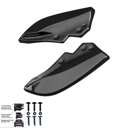 RS11.004 - Heckseitliche Diffusor Splitter passend für CUPRA Formentor 2020+ Hochglanz Schwarz