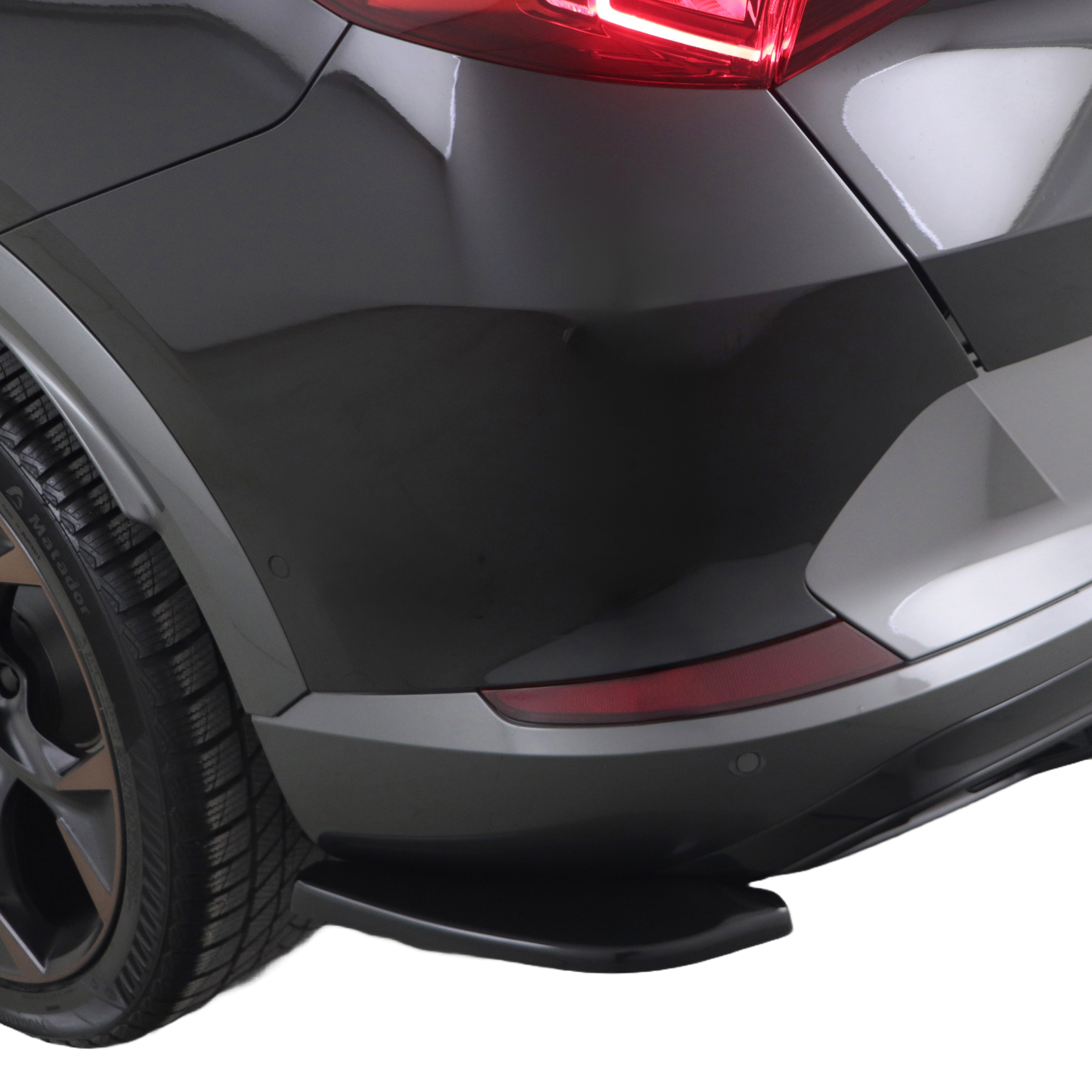 RS11.004 - Heckseitliche Diffusor Splitter passend für CUPRA Formentor 2020+ Hochglanz Schwarz