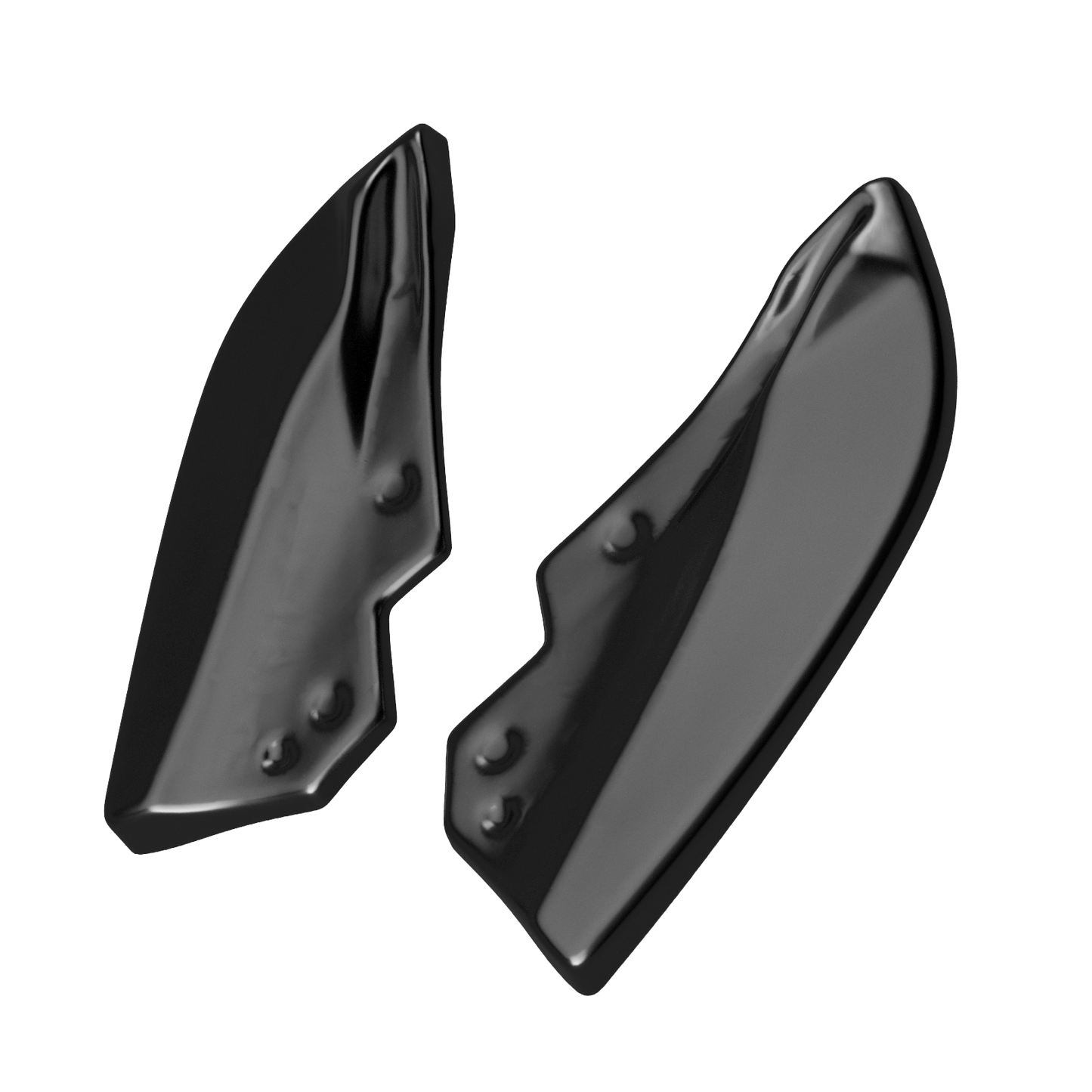 RS11.004 - Heckseitliche Diffusor Splitter passend für CUPRA Formentor 2020+ Hochglanz Schwarz