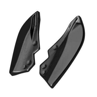 RS11.004 - Heckseitliche Diffusor Splitter passend für CUPRA Formentor 2020+ Hochglanz Schwarz