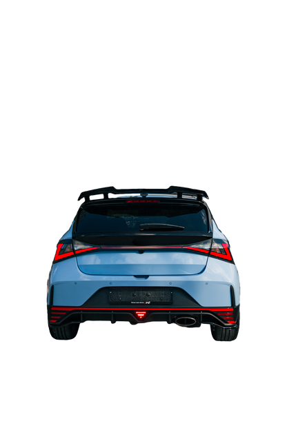 Heckseitensplitter Diffusoren passend für Hyundai I20 N Mk3 2020+ Hochglanz Schwarz