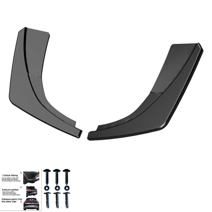 Heckseitendiffusor Splitter passend für OPEL Astra L 2020+ Hochglanz Schwarz