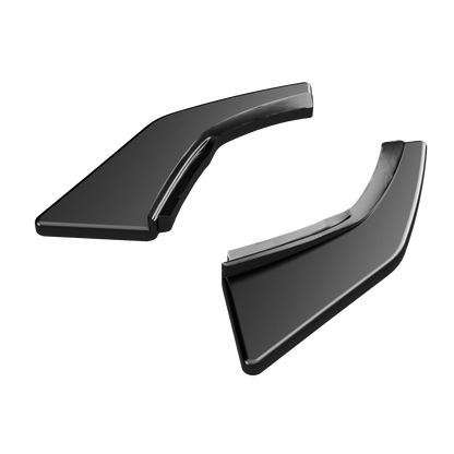 Heckseitensplitter Diffusoren passend für VW Golf Mk7 GTI 2013-2016 Hochglanz Schwarz