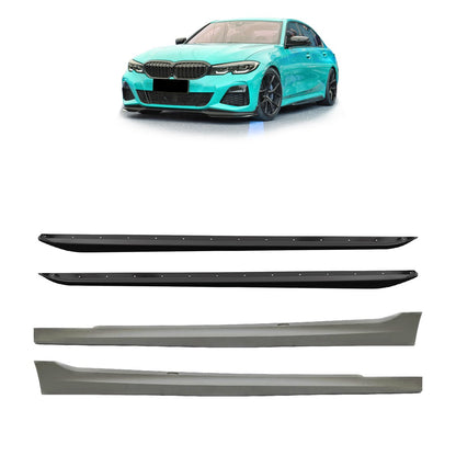 Seitenschweller Erweiterungen Carbon-Optik passend für BMW 3er G20 G21 2018-