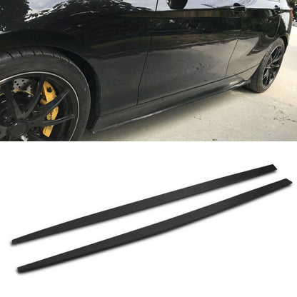 Seitenschweller Erweiterungen Matt Schwarz passend für BMW 3er F30 F31 2011-2018