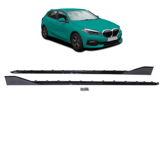 Seitenschweller Set Hochglanz Schwarz passend für BMW 1er F40 Schrägheck 2019-jetzt