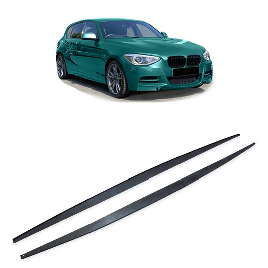 Seitenschweller Erweiterungen Matt Schwarz passend für BMW 1er F20 F21 2011-2019