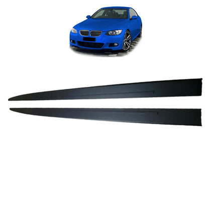 Seitenschweller Erweiterungen Matt Schwarz passend für BMW 3er E92 E93 2006-2013