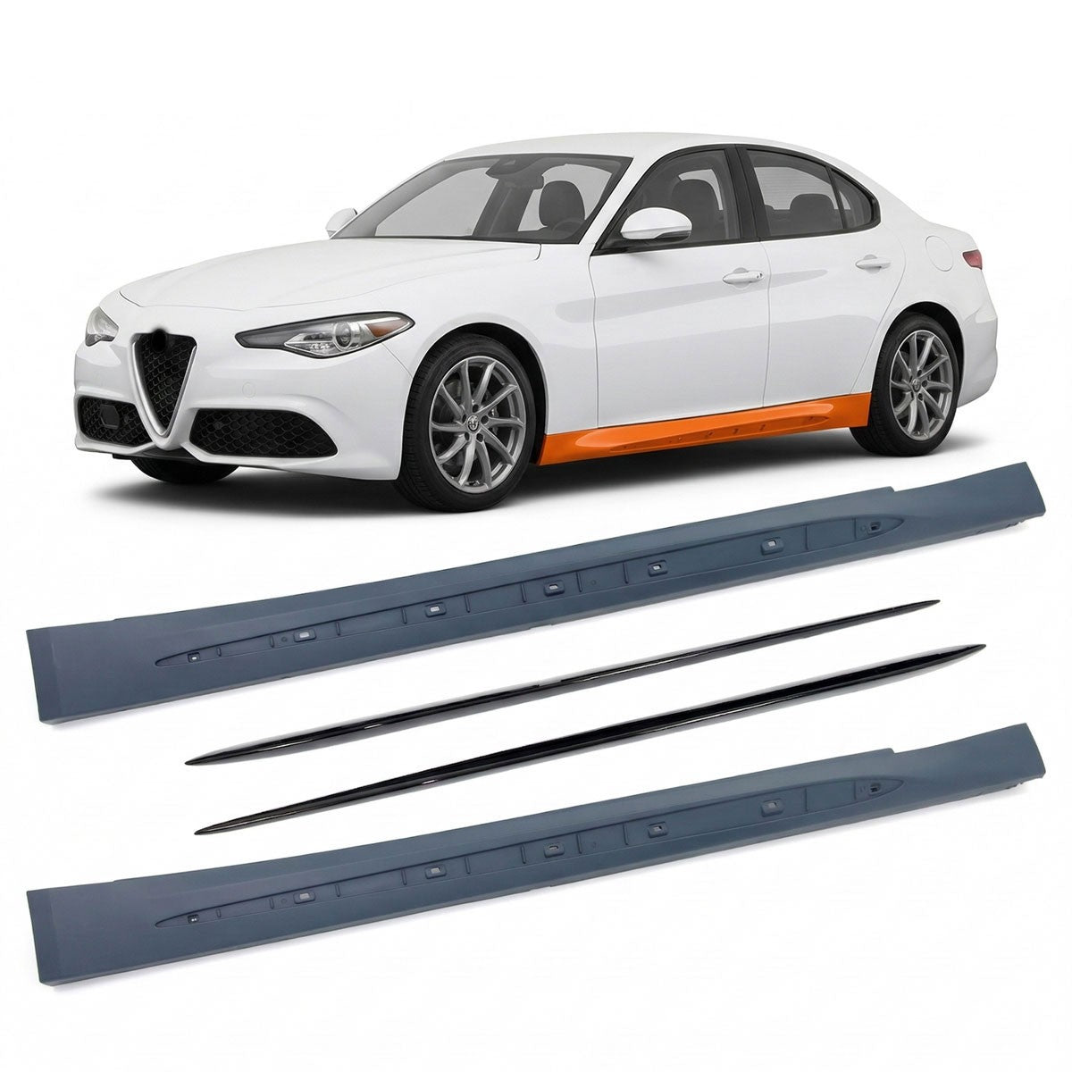 Seitenschweller Set passend für Alfa Romeo Giulia (952) 2015-heute