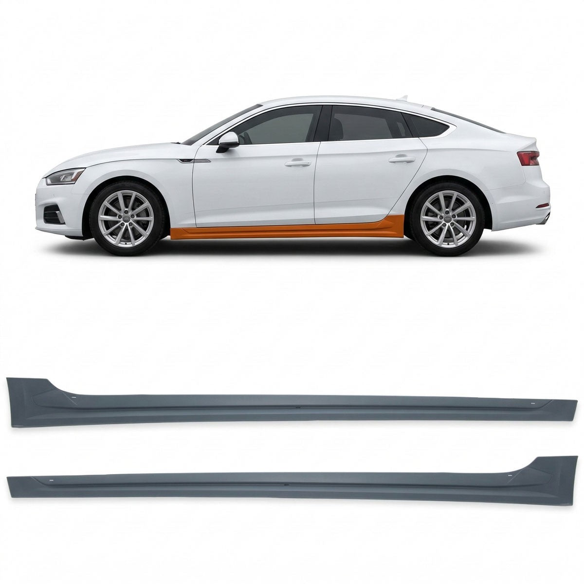 Seitenschweller Set passend für Audi A5 F5 Sportback 2016-2020