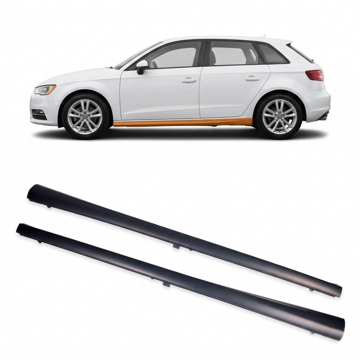 Seitenschweller Set passend für Audi A3 8V Sportback 2012-2019