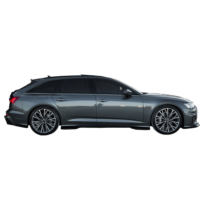 Seitenschweller passend für Audi S6 / A6 S-Line C8 (Limousine-Avant) 2019+ Hochglanz Schwarz